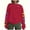 Christmas Sweatshirts Womens-Z221 Red, variant on Mifsaly Women Christmas Sweatshirt Funny Fleece Letter Print Xmas Pullover Tops Oversized Crewneck Long Sleeve Shirts Casual Bright and Merry T-Shirts Holiday Workout Blouse 2025 Festival Outfits