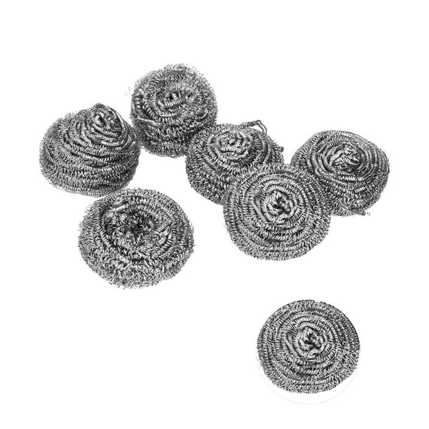 Herramienta de limpieza de cocina NikouMX 6 piezas de fregado de acero inoxidable