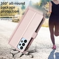 thumbnail image 5 of for Samsung Galaxy A23 4G Zipper Wallet Case for Women & Men with Credit Card Holder Wrist Hand Strap Kickstand, PU Leather Flip Magnetic Clasp Purse Cover for Samsung Galaxy A23 4G,Gold, 5 of 6
