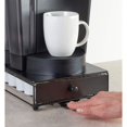 thumbnail image 4 of Nifty Solutions Capacity Nifty Rolling Mini Black Finish, Compatible with K-Cups, 24 Pod Pack Holder, Compact Under Coffee Pot Storage Drawer, Slim Home Kitchen Counter Organizer, 4 of 4