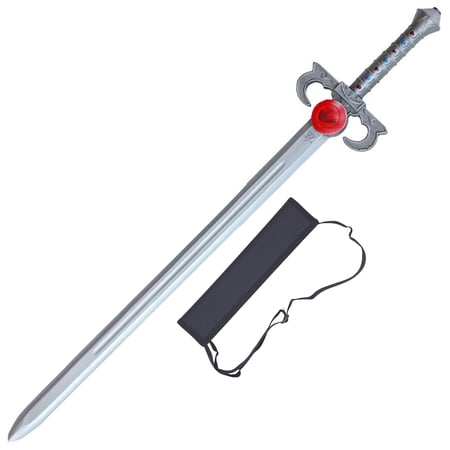 Armory Replicas Thunder of the Cat Foam Sword Combo – Silver Blade with FREE Nylon Sheath for Cosplay & Display