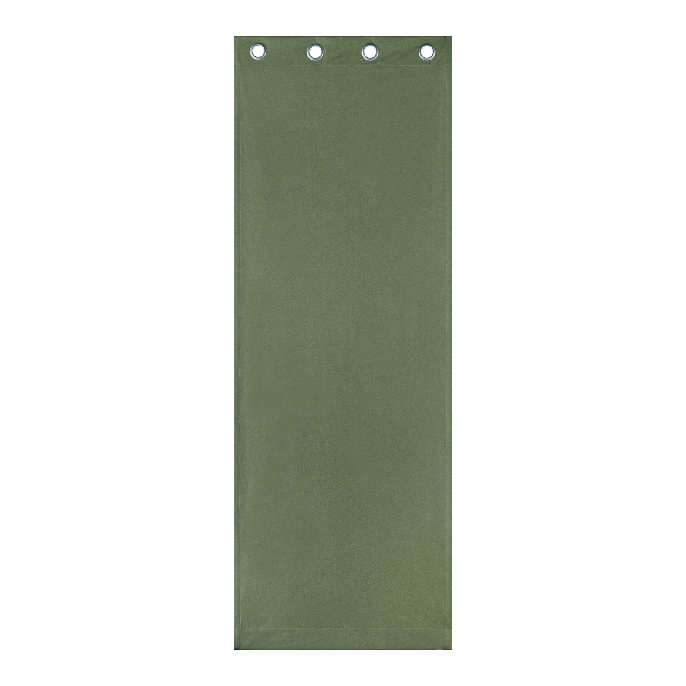 Mainstays Green Solid Blackout Grommet Curtain Panel Pair, Set of 2, 30" W x 84" L