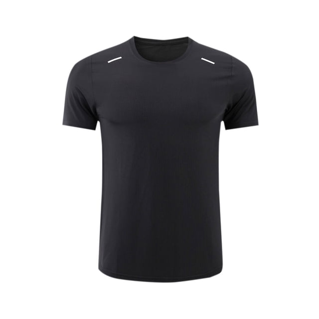 ameIAEA Men's Workout Crew Neck Athletic T-Shirts Short Sleeve Running Gym Active Tee Tops
