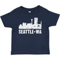 thumbnail image 3 of Inktastic Seattle Skyline Grunge Boys or Girls Baby T-Shirt, 3 of 5