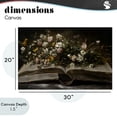 thumbnail image 4 of Stupell Industries Contemporary Antique Floral Open Book Canvas Art, 30 x 20, by Jacky Ngan, 4 of 8