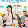 thumbnail image 2 of Birthday Chart Poster for Classroom - Confetti Happy Birthday Poster Calendar Reusable Laminated Classroom Birth day Chart Class Bulletin Board Decorations Back to School Teacher Supplies, 2 of 8