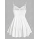 thumbnail image 3 of Top Talla Extra Cami Tipo Falda Acanalada Rosegal  Camisetas sin mangas de talla grande, 3 of 5