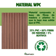 thumbnail image 4 of Lambrín Decorativo Premium Panel 3d De Pared 12pz Inmatmex Color Nogal, 4 of 10