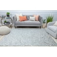 thumbnail image 4 of Rugs America BT20B Slowburn Stripe/Diamond Modern White Area Rug, 2'6" x 4', 4 of 6