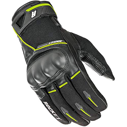 Black//X-Large Highway 21 Louie Mens Street Motorcycle Gloves