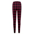 thumbnail image 5 of WERYOUNG Soft Women's Sweatpants Winter Women Plaid Printed Fashion Casual Long Pants Slim Fit Stretchy High Waist Leggings, 5 of 5