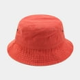 thumbnail image 2 of Outfmvch bucket hat sun hats for women beach hats for women hiking hat boonie hats for men Floppy Beach Hats For Women Outdoor Sun Hats Fashionable Boho Hats Orange M, 2 of 3