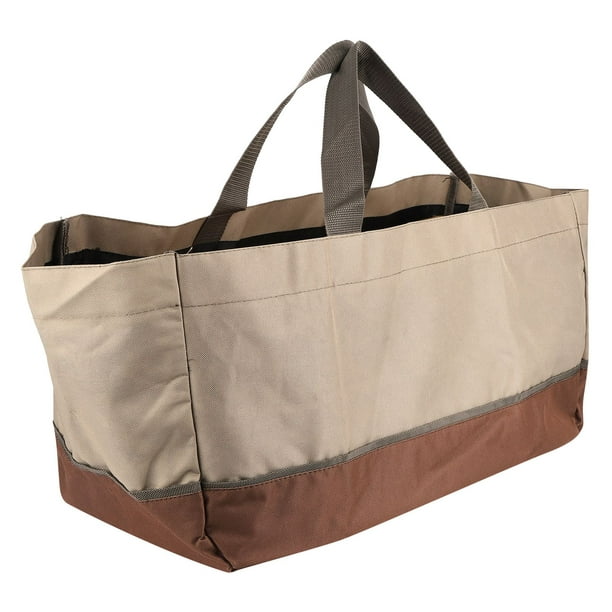 Porte-bûches en toile robuste, sac de rangement en bois de chauffage en  toile portable, sac de rangement en bois de chauffage multifonctionnel avec