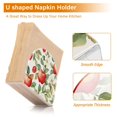 thumbnail image 5 of Yayeee Napkin Holder for Table Kitchen Paper Tissue Organization, Beige Apple Pattern, 5 of 8