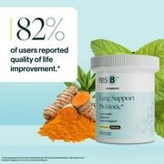 resbiotic resB Lung Support Probiotic Supplement for Respiratory and Gut Health, 60 Capsules