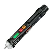 ENGiNDOT Non-Contact Voltage Pen Tester, Live/Null Wire Tester Voltage Detector, With LCD Display & Buzzer Alarm, Black