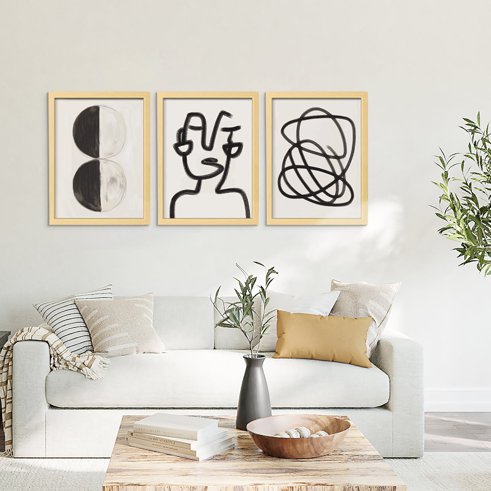 minimalist framed wall art