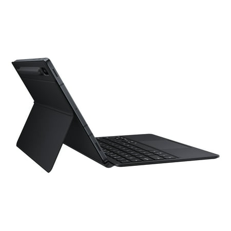 Samsung - Galaxy Tab S8, Tab S7 Slim Book Cover Keyboard - Mystic Black