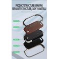 thumbnail image 4 of Key Fob Cover Compatible with Kia Seltos Forte Sportage K5 Soul Sorento Cerato Telluride NIRO 2019-2025 4 Button Leather Metal TPU Zinc Alloy Flip Key Keychain Case Holder Protector, 4 of 7