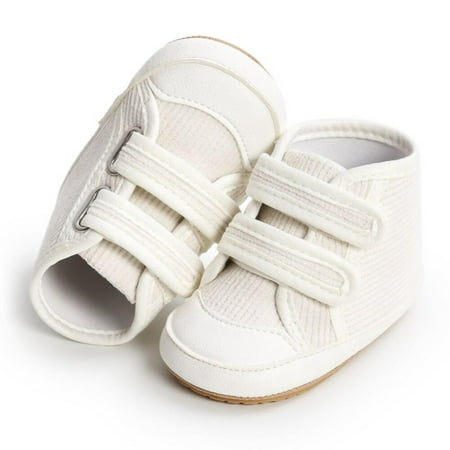 

Baby Sneakers Soft Sole High Top Infant Shoes Booties Toddler Prewalker First Walking Crib Shoes 0-18M