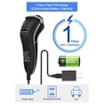 thumbnail image 3 of Afeitadora Eléctrica MAX-T Negra Recargable con Recortador Emergente 3D para Hombre, 3 of 7