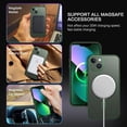 thumbnail image 4 of for iPhone 14  Case, iPhone 13 Case with Invisible Stand [Compatible with Magsafe], Full Body Protective Cover Slim Shockproof Kickstand Phone Case for iPhone 13/14 6.1", Green, 4 of 16