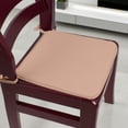 thumbnail image 3 of 16x16x0.8'' Square Chair Cushion with Ties Soft Seat Pad for Indoor Outdoor Use,Non- Dining Chair Cushion for Patio Bistro Barstool Office Garden Furniture, Washable Solid Color Foam Core Cushion, 3 of 3