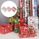thumbnail image 4 of Juego de 3 papeles de regalo Artware de 51 x 75 cm, hojas plegadas para regalo de Navidad Rayas florales, 4 of 8