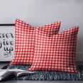 thumbnail image 2 of Pillow Covers 24x24 Set of 2, Red Throw Pillow Covers Decorative Couch Cushion Cover, Country French Rustic Buffalo Plaid Modern Art Microfiber Soft Square Pillowcases for Bedroom Living Room Sofa, 2 of 7