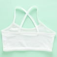 thumbnail image 6 of CYRBOKO Girls Barlettes, Breathable Soft Cami Cotton Comfortable Teen Girls Bras White Size 9-10 T, 6 of 6
