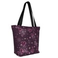 thumbnail image 2 of Bingfone Snowflakes and Hearts Women Shoulder Tote Bags Casual Bag Ladies Shopping Handbag, 2 of 8