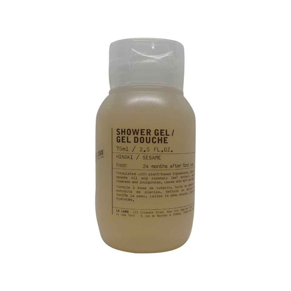 Le Labo Hinoki Shower Gel 2.5oz bottle