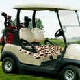 thumbnail image 6 of HNYG Golf Cart Seat Covers, EZGO Seat Cover, Universal Golf Cart Seat Blanket, Waterproof Travel Sports Golf Seat Covers for 2-Person Seats Club Car, Golf Cart Accessories, 51" x 29", Leopard, 6 of 7