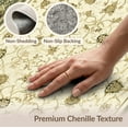 thumbnail image 6 of ODIKA 3'x5' Washable Accent Rug Pet Friendly, Non-Shedding Mat Vintage Currency Motif Funky Note Bold Border Collage Engraved for Bedside, Nursery Room, 6 of 7