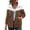 Coffee, variant on QQZ Oversized Zip Up Sweatshirt Women, Long Sleeve Hooded Cardigan Sweaters For Women, Lightweight Cardigans For Women Trendy, Fall Travel Business Casual Daily Outfits