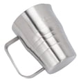 thumbnail image 1 of Milk Frother Pitcher, 24 Ounce Stainless Steel Steaming Pitcher Milk Steamer Cup For Espresso Cappuccino Latte Coffee Art, Silver, 1 of 8