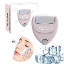 Cteifuer 2-in-1 Cooling Facial Ice Roller Massager for Body Wrinkles Massager Eye Puffiness Relief
