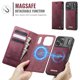 thumbnail image 3 of CaseMe Funda para Billetera for iPhone 17 Pro Compatible con Magsafe, 2 en 1 de Piel Sintética [Bloqueo RFID] Soporte para Tarjeta Abatible Cubierta Magnética Desmontable a Prueba de Golpes, 3 of 10