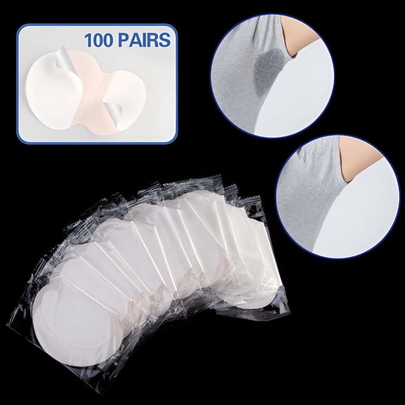 TELOLY Underarm Sweat Pads Invisible Armpit Sweat Pads Disposable Dress Shields Sweat Guard Protector for Women & Men