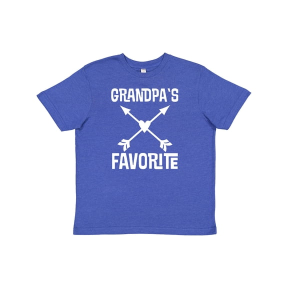 Inktastic Grandpa Favorite Grandchild Gift Youth T-Shirt
