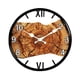 thumbnail image 4 of Reloj de pared silencioso de madera para colgar en la pared, moderno y silencioso, adorno decorativo para pared. Números romanos, 4 of 7