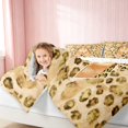 thumbnail image 3 of Erosebridal Elegant Satin Bow Ribbon Twin Comforter Sets for Girls, Romantic Floral Print Bedding Set, Reversible 2pcs 1 Comforter and 1 Pillowcase, 3 of 6