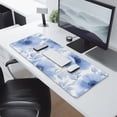 thumbnail image 2 of Long Mouse Pads for Desk,Pioneer Flower Floral Print Pattern Desk Mats on Top Of Desks, Desk Mouse Pad Extra Large with 3mm Non-Slip Base and Stitched Edge for Gaming,Office,Work,Home 31.5"x11.8", 2 of 6