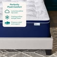 thumbnail image 2 of Sleep Innovations Skyler Gel Memory Foam Mattress, Queen, 12-inch, Plush Pillow Top, 2 of 5