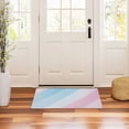 thumbnail image 3 of Yayeee Doormat for Indoor Entrance 32" x 20" Non Slippery Floor Rug, Blue Gradient, 3 of 8
