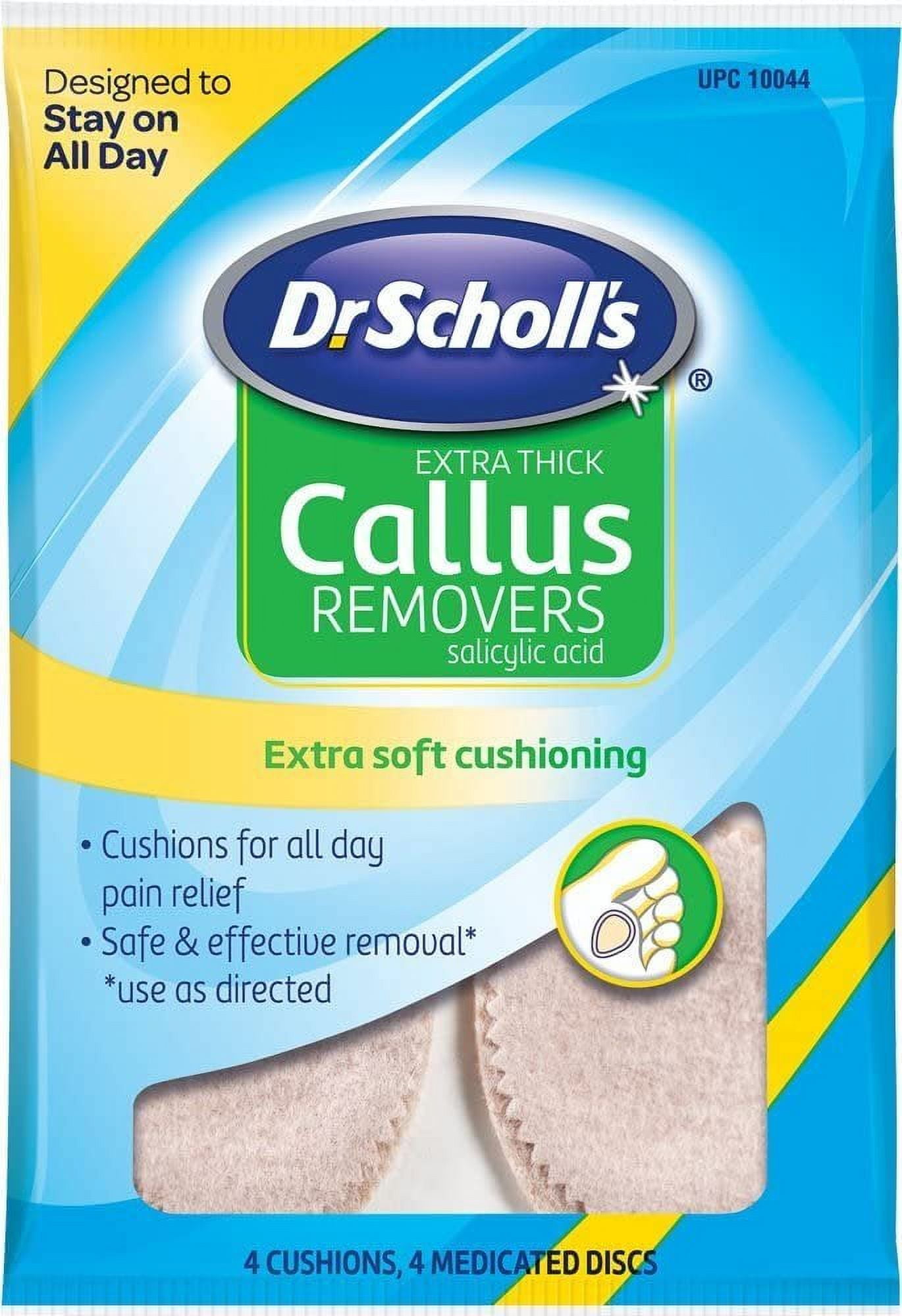 6 Pack - Dr. Scholl's Callus Removers Extra Thick With Salicylic Acid 4 Each