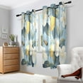 thumbnail image 2 of Yayeee Window Curtains Set of 2 for Living Room Light Filtering 63"x42", Lemon Pattern, 2 of 7