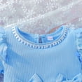 thumbnail image 5 of Leey-World Toddler Baby Girl Dress Infant Girl Clothes Outfits Tulle Dresses Princess Wedding Dress for Baby Girls 3M to 7 Year(Blue,12-18 Months), 5 of 8
