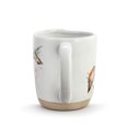 thumbnail image 3 of Demdaco Lovebirds Watercolor Pink 14 ounce Ceramic Stoneware Coffee Mug, 3 of 3