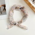 thumbnail image 4 of TELOLY Bandanas for Women,Plant and Flower Pink Bandana,Childlike Style Cotton and Linen Bandana,Style2, 4 of 4